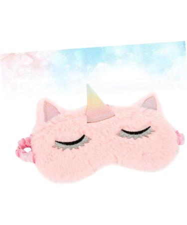 Child's Pink Embroidered Eye Mask with Makeup Eyeshadow Design - 1 Count - Buy Online on SooperMarket.com