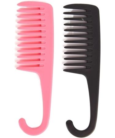 Wide Tooth Combs Of Hook Handle Detangling Reduce Hair Loss Comb Pro Hairdress Salon Dyeing Styling Brush Tools (Color : Random 1pc Size : 1 size) 1 size Random 1pc - Buy Online on SooperMarket.com