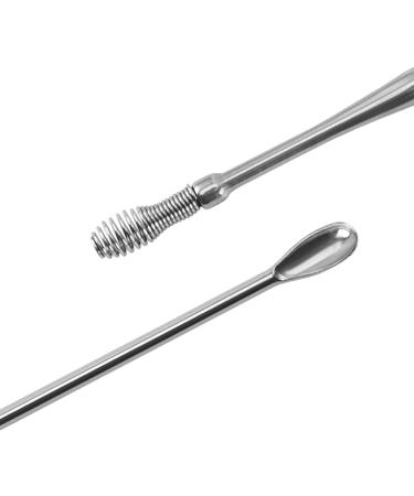 HEIMEABI Spring Ear Wax Cleaner Tool Set - Stainless Steel Ear Cleansing Kit with Storage Box - Earwax Removal Tool for Beauty Gift - D One Size - Buy Online on SooperMarket.com