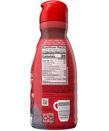 Coffee Mate Peppermint Mocha Liquid Coffee Creamer 32 fl oz Pack of 2 with Miras Trademark 2-in-1 Measuring Spoon - Buy Now! - Buy Online on SooperMarket.com
