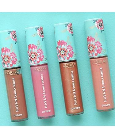 L'Or al Paris Camila Cabello Lip Dew 01 - Shimmering Lip Gloss for Radiant Lips | International Shipping Available - Buy Online on SooperMarket.com