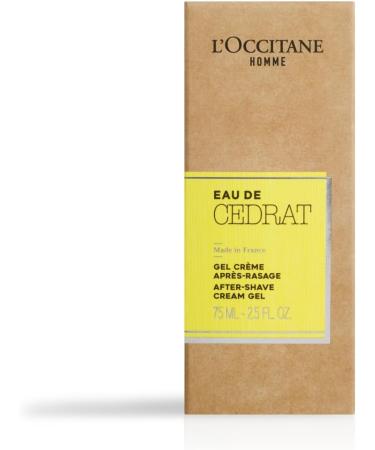 L'OCCITANE Cedrat After Shave Balm 75ml | Invigorating Men's After-Shave Balm with Eau De Cedrat - Buy Online on SooperMarket.com