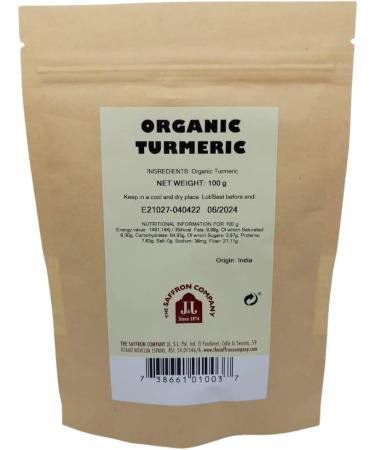 Organic Turmeric Powder 100g - Premium Haldi Powder - Natural Source of Curcumin from India - Buy Online on SooperMarket.com