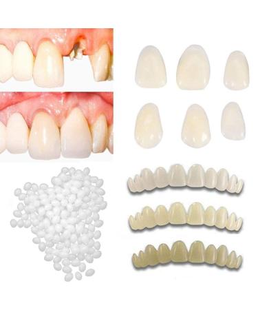 Snap on Smile Braces Instant Perfect Smile Temporary Replacement Tooth Kit for Broken Missing Teeth