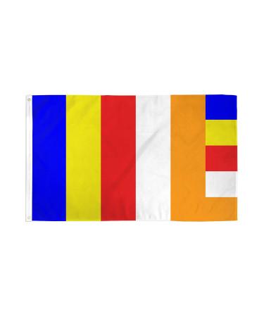 AZ FLAG Flag Buddhist 150x90cm - Buddhism flag 90 x 150 cm - flags Top Quality
