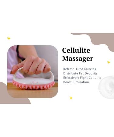 Lola Beauty Care Silicone Anti Cellulite Massager | Shower Scrubber & Remover - Exfoliate, Improve Circulation - Buy Online on SooperMarket.com