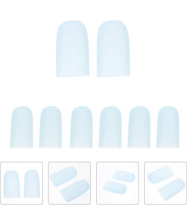 8 Pairs of Silicone Toe Spreaders for Calluses and Corns - Breathable and Stretchy Toe Sleeves for Pain Relief - 5.6x2cm - Buy Online on SooperMarket.com