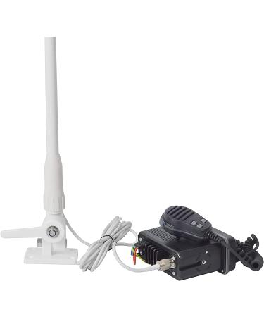 UAYESOK VHF Marine Base Antenna 48 Fiberglass Waterproof Boat Antenna | Adjustable Ratchet Mount - Buy Online on SooperMarket.com