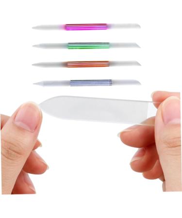 Glass Cuticle Pusher Professional Manicure Stick Nail Cuticle Remover Tools Rosy Glass Cuticle Pusher Manicure Sticks Cuticle Remover Tool Nail Scraper Nail Cleaner Pusher Nail Polish Peeler - Buy Online on SooperMarket.com