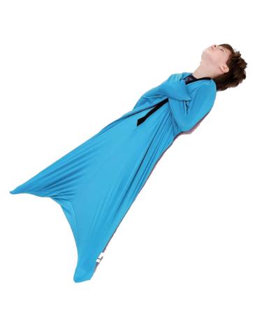 ZYUBOESO Sensory Body Sock for Kids Full Body Wrap Stretchy Body Sox Easy to Wash Breathable to Relieve Stress for Children with Autism Anxiety (Color : Sky blue Size : XL/X-Large) XL/X-Large Sky Blue