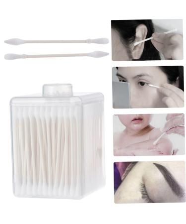 Buy Housoutil 2 Boxes Eye Cotton Swabs - Travel Makeup & Ear Buds | Premium Cosmetic Cotton Tips - Buy Online on SooperMarket.com