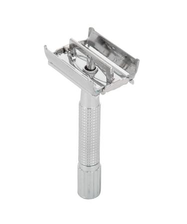 Men's Safety Razor with Case | Zinc Alloy Double Edge Shaver for Beard & Body Hair | Premium Grooming Tool - Buy Online on SooperMarket.com