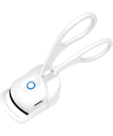 Verdant Touch Heating Eyelash Curler Heated Eyelash Curler with 2 Temperature Controls USB Charging 30 Seconds Heat Portable Lash Curler for Home White - Buy Online on SooperMarket.com