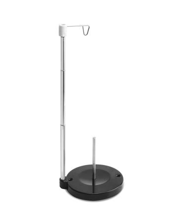 Sew Tech Adjustable Cone Thread Stand Spool Holder for Sewing Machine Embroidery Quilting Serger Machines  Single Thread Stand for Smoother Feed  Large Spool Holder with Steady Heavy Plastic Base