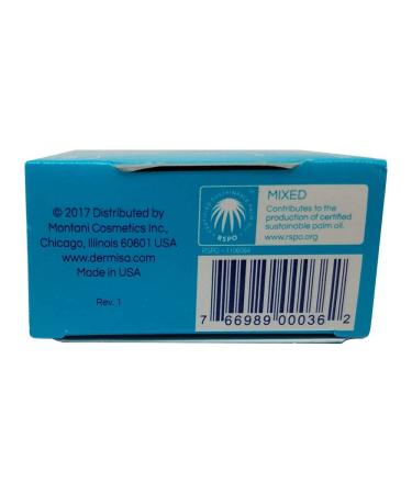 Buy Dermisa Charcoal Bar - Natural Cleansing with Activated Charcoal Coconut Oil & Shea Butter | Paraben-Free | 3 OZ (1-Pack) - International Shipping Available - Buy Online on SooperMarket.com
