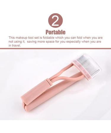 Dajidafu 2 Pieces Eyelash Curlers Brush Comb Tint Kit Beauty Tool Eye-lash Lashs Steal Curler Refills for Adults Women - Buy Online on SooperMarket.com