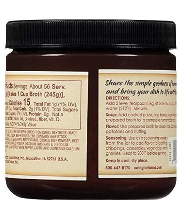Orrington Farms Beef Flavored Soup Base - 56 Servings (2 Pack) | Shop Now - Buy Online on SooperMarket.com