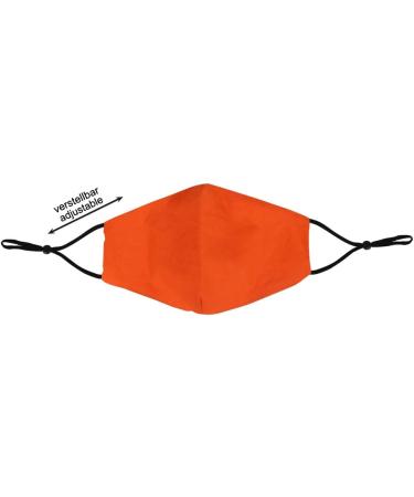 Alsino Orange Mouth Protection Mask - Adjustable Fabric Face Mask with Changeable Filter & Ear Bracket - Available in Multiple Colors - Buy Online on SooperMarket.com