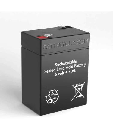 Nellcor N-600x Oximax Pulse Oximeter replacement 6V 4.5Ah SLA Battery - BatteryGuy brand equivalent (rechargeable)