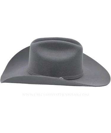 Resistol Denison Bangora Straw Cowboy Hat - Granite - 6 7 /8  - Buy Online on SooperMarket.com