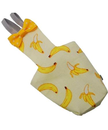 Parrot Diaper Birds Flight Suit Cute Banana Physiological Pants Small Pet Birds Flight Suit Clothes for Pigeons Cockatiel