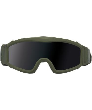 Wowlela Airsoft Tactical Glasses - Protective UV-Resistant Paintball & Shooting Glasses with 3 Interchangeable Lenses for Ski Hunt & Sports - Buy Online on SooperMarket.com