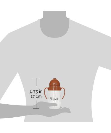 ZoLi BOT 2.0 Weighted Straw Sippy Cup | Copper Rust/Burnt Orange | Toddler Training Cup - Buy Online on SooperMarket.com