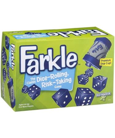 Farkle Dice Game — Exclusive Premium Dice Cup — Family Game Night — Easy to Shake and Slam — for Ages 8+