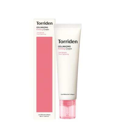 Torriden CELLMAZING Low Molecular Collagen Firming Cream 2.02 fl.oz | 5D Collagen Complex | Minimize Pores & Wrinkles | Intense Hydration Non-Greasy Firming Finish | Cruelty Free