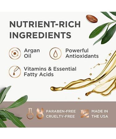 Argan Magic Nourishing Hair Cream - Hydrating, Conditioning, and Frizz Eliminating Formula for All Hair Types | Seals in Shine | Made in USA | Paraben Free & Cruelty Free - 8.5 oz - Buy Online on SooperMarket.com