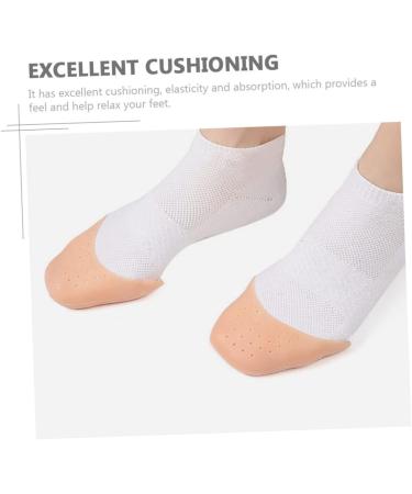 Cabilock 6pcs Silicone Gel Toe Protector Set - Reusable Dance Shoe Filler for Daily Use | Breathable Toe Sleeve Accessory - Buy Online on SooperMarket.com