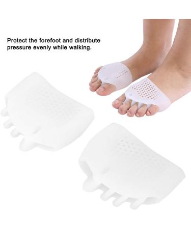 Silicone Bunion Straightener - Hallux Valgus Corrector & Toe Protector for Pain Relief | 1 Pair (White) - Buy Online on SooperMarket.com