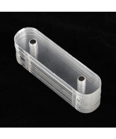 10PCs Transparent Nail Art Tips Display Stand | Double-Sided Adhesive Tape | Acrylic Strip Display for Home & Salon Use | DIY Nail Accessories - Buy Online on SooperMarket.com