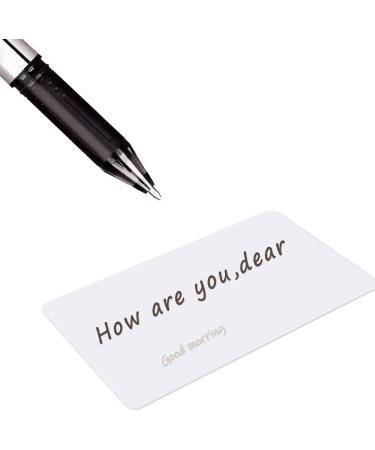 Primbeeks 300pcs Blank Business Cards  Premium Blank White Cards  3.5" x 2.2" Small Blank Cards  Blank Cardstock Cards  Small Note Cards  white blank cards  white business cards  kraft paper cards White 300 - Buy Online on SooperMarket.com