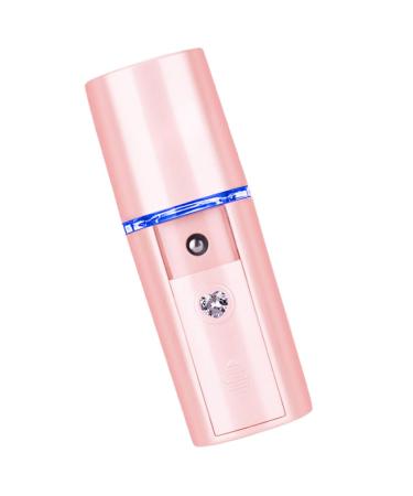 Baluue 1pc Hydrating Instrument USB Charging Beauty Instrument Desktop Humidifiers Mini Humidifier Abs Pink
