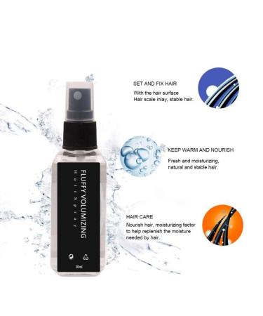 KXC Fluffy Volumizing Hair Spray Set - 3PCS | Instant Volume & Thickness | Long-lasting Brightness | Non Greasy & Non Sticky | For All Hair Types - Buy Online on SooperMarket.com