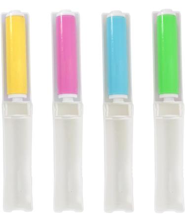 4-Piece Reusable Washable Lint Roller Set - Portable Sticky Rollers for Furniture Carpets & Clothes Cleaning - Buy Online on SooperMarket.com