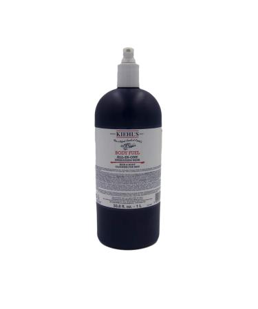 Kiehl's Body Fuel All-In-One Energizing Wash Hair & Body Cleanser foe Men  33.8 Ounce