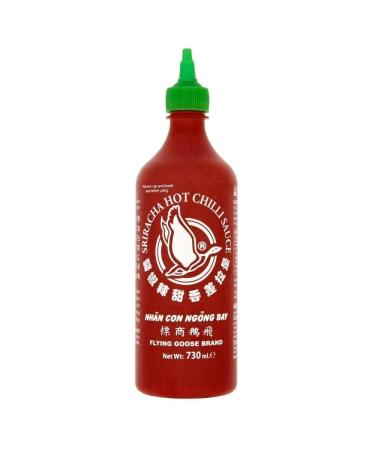 Flying Goose Sriracha Chilli Sauce 730ml - 1 Large Hot Spicy Sauce Chilli Sauce 1 Large Bottle