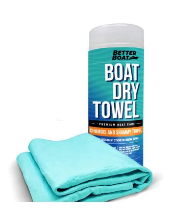 Super Absorbent Towels Drying Chamois Cloth Synthetic Smooth Boat Cooling Towel Shammy Towel for Car Drying Towel Marine Grade Car Towel Cleaning Supplies Wash Chamois Towel Dry PVA Dry Dry Polyvinyl Alcohol (PVA)