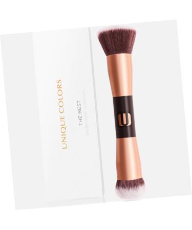 Shop Housoutil Double-Ended Makeup Brush - Flat Top Foundation & Contour Brush for Mineral Makeup | Premium Quality Cosmetics Tool - Buy Online on SooperMarket.com