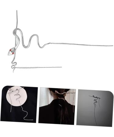 Mikinona Hair Pin Hair Fork Clip Updo Hair Accessories Snake Hair Sticks Snake Accessories For Women Hair Sticks For Bun Hair Stick China Metal Serpentine Miss - Buy Online on SooperMarket.com