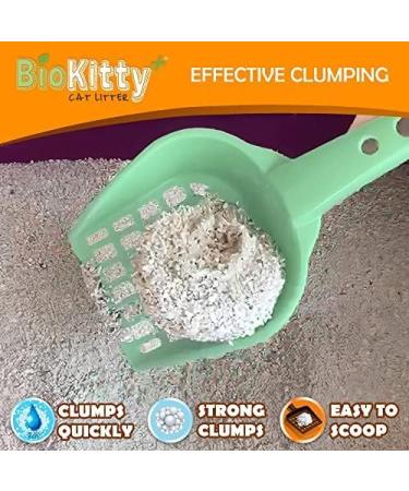 BioKitty Clumping Cat Litter Highly Absorbent Natural Mineral Bentonite Cat Sand Litter Scented Long Lasting Odour Control Cat Litter Cat Litter Clumping 10L (Baby Powder) Baby Powder Pack 1 - Buy Online on SooperMarket.com
