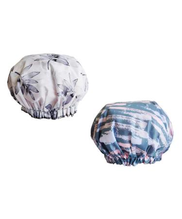 Healeved La Hats for Women - 2pcs Fluffy Shower Caps Bath Cap for Girls and Women - Hair Protective Head Cover for Showering and Swimming - Buy Online on SooperMarket.com