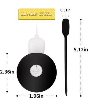 T2-Frequency of the Solo Male Urethral Plug Kit at Different Speeds will Create the Greatest Force - Buy Online on SooperMarket.com
