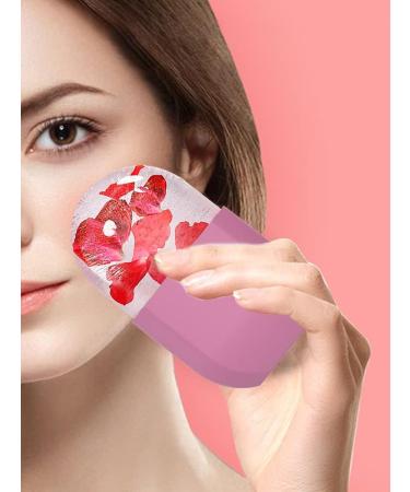 Ice Roller for Face - Portable Silicone Skin Care Tool | Reusable Ice Facial Roller to Brighten & Reduce Fine Lines (Pink - Buy Online on SooperMarket.com
