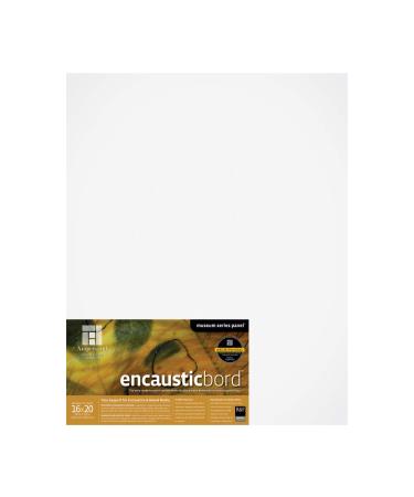 Ampersand Art Supply Wood Painting Panel: Museum Series Encausticbord  1.5 Inch Cradle  16x20
