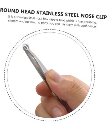 Buy NOLITOY Nose Hair Remover & Mustache Trimmer - Portable Stainless Steel Clippers 9.8x2.9cm Yellow - Fast International Shipping - Buy Online on SooperMarket.com