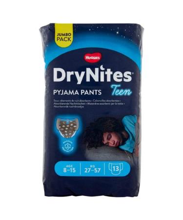 Huggies DryNites for boys ages 8 to 15 13 pieces