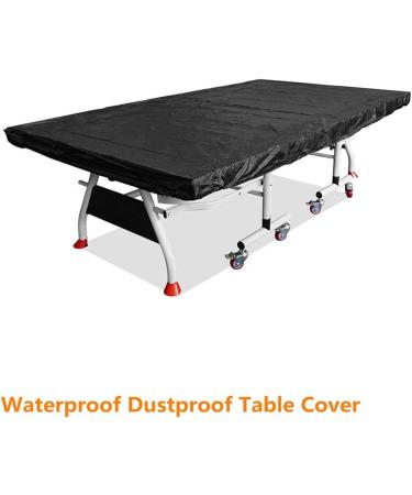 Parthan 110x59 PingPong Table Cover - Waterproof & Breathable Polyester - Indoor/Outdoor Protective Cover - Black - Buy Online on SooperMarket.com